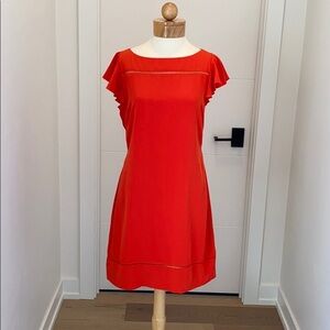 Jessica Simpson Flounce Ruffle Dress Cherr…